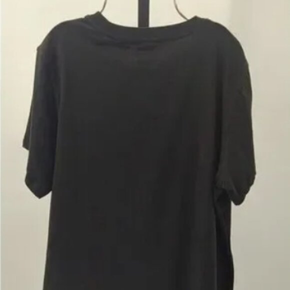 **New with Tags** Quince Women 100% Organic Cotton Boxy Crewneck Tee Black M - Picture 3 of 3